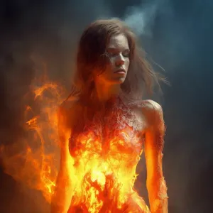 Burning body of a beautiful woman.webp