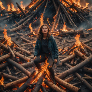 Beautiful woman inside a bonfire - 1.jpg