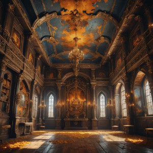 Amber room in a medieval German castle.jpg