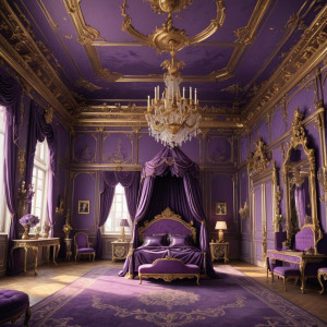 Beautiful purple royal bedroom in German imperial palace.jpg