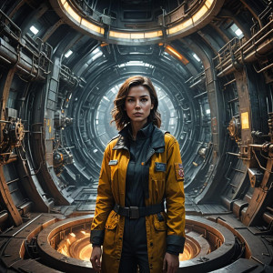 Beautiful lady inside a nuclear reactor.jpg