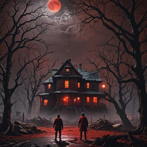Nightmare on Elm street under a full round blood-red Moon.jpg
