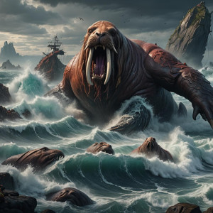 Giant demonic walrus in Devil's Sea.jpg