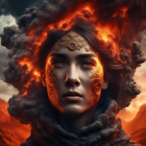 Beautiful face of a woman inside volcanic cloud.jpg