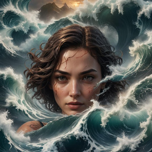 Face of a beautiful woman inside a giant rogue wave.jpg