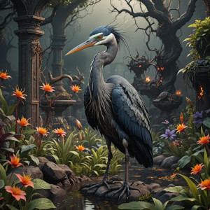 Demonic heron bird in the Garden of Hell.jpg