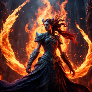 Goddess of fire inside a giant flame - DPO.jpg