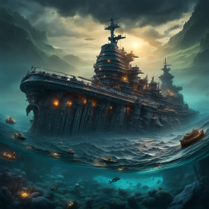 Giant sunken battleship rests at the bottom of Devil's sea - XL.jpg