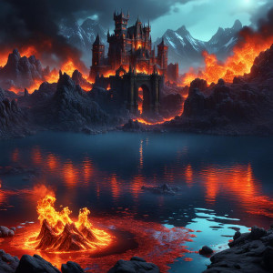 Burning kerosene lake in the depths of Hell - JXL.jpg