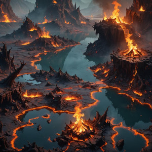 Burning kerosene lake in the depths of Hell.jpg