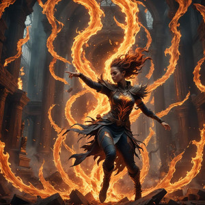Female dancer inside a giant roaring flame.jpg