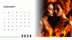 Календарь - огненные леди.gif