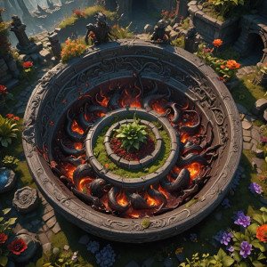 Giant demonic bowl in the Garden of Hell.jpg