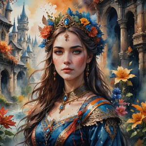 Portrait of a beautiful woman in watercolour.jpg