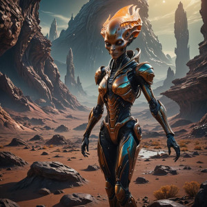 Beautiful female alien on planet Mercury.jpg