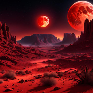 Seismic shock in Arizona desert under full blood-red moon - ССXL.jpg