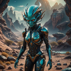 Beautiful female alien on planet Uranus.jpg
