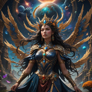 Beautiful goddess swallows the Universe.jpg