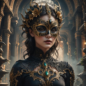 Beautiful lady in black silk mask.jpg