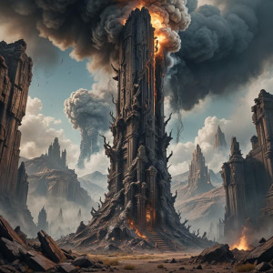 Giant pillar of smoke in haunted wasteland.jpg