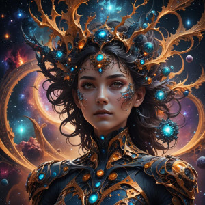 Beautiful fractal woman in deep space.jpg