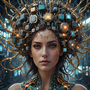 Microchips inside the brain of a beautiful woman.jpg