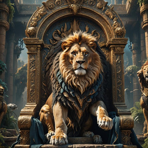 King Lion the Great on his throne.jpg