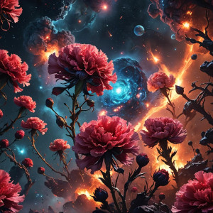 Burning giant carnation in deep space.jpg