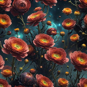 Burning giant ranunculus in deep space.jpg