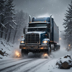 Semi truck drives into blizzard.jpg