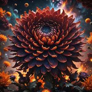 Burning giant chrysanthemum in deep space.jpg