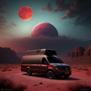 Death van in Arizona desert under full round blood-red moon.jpg