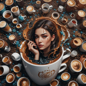 Beautiful woman inside a coffee cup.jpg