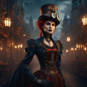 Beautiful steampunk lady vampire.jpg