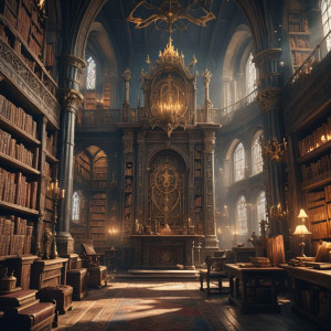 Magical codex in medieval library.jpg