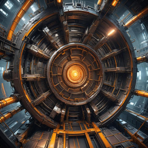 Nuclear fusion inside a giant reactor.jpg