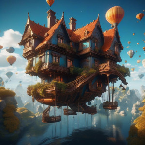 Beautiful house floating in the sky - XL.jpg