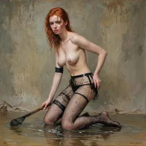 Топлесс в луже.webp