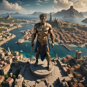 Colossus of Rhodes on the ancient Greek island.jpg