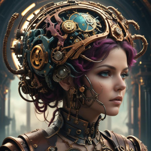 Steampunk brain of a beautiful woman.jpg