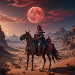 Empress of the Desert under full round scarlet moon.jpg