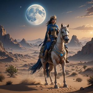 Princess of the Desert under full round blue moon.jpg