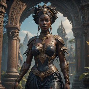 Ebony statue of a beautiful woman.jpg