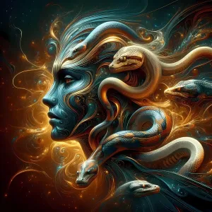 Женщина и змеи - не моё.webp