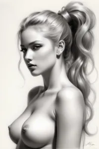 Ню рисунок карандашом - 1.webp