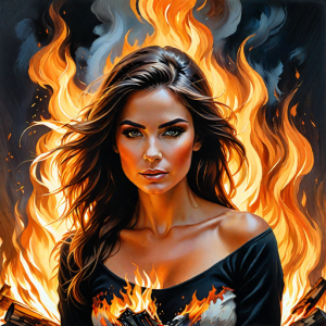 Beautiful woman atop burning pyre - 17.png