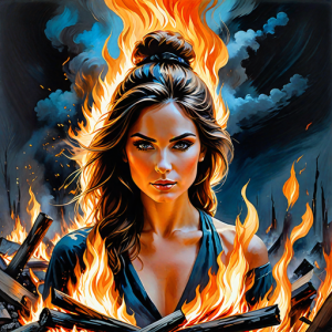 Beautiful woman atop burning pyre - 20.png