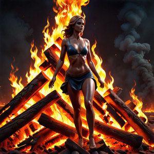 Beautiful woman atop burning pyre - 24.png