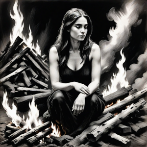 Beautiful woman atop burning pyre - 29.png