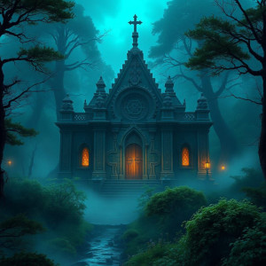 Temple of Morrigan in Irish forest - 3.jpg